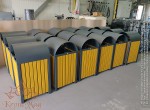 Cos Gunoi Exterior Stradal cu Capac URBAN 9C